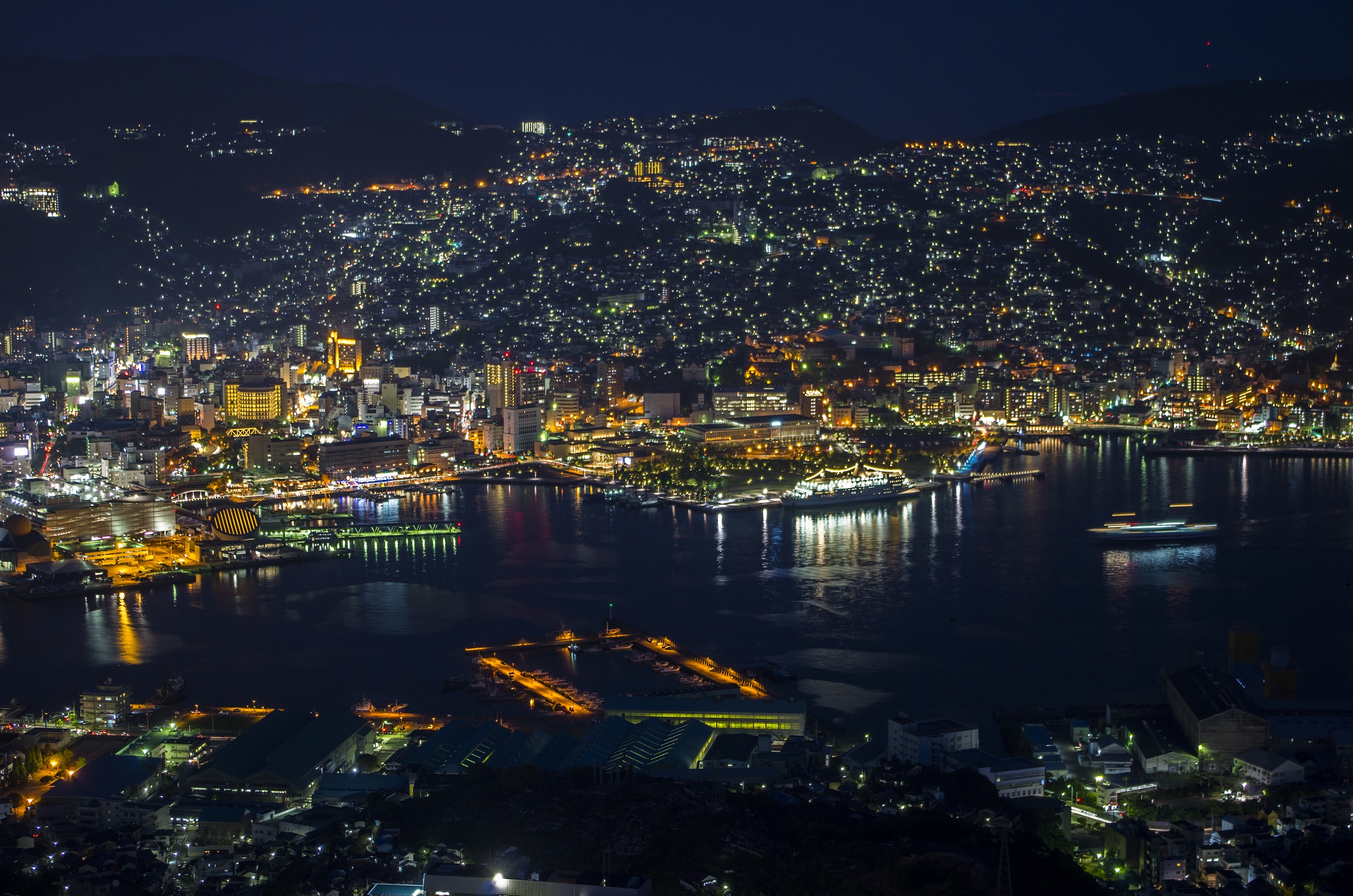 Nagasaki at night