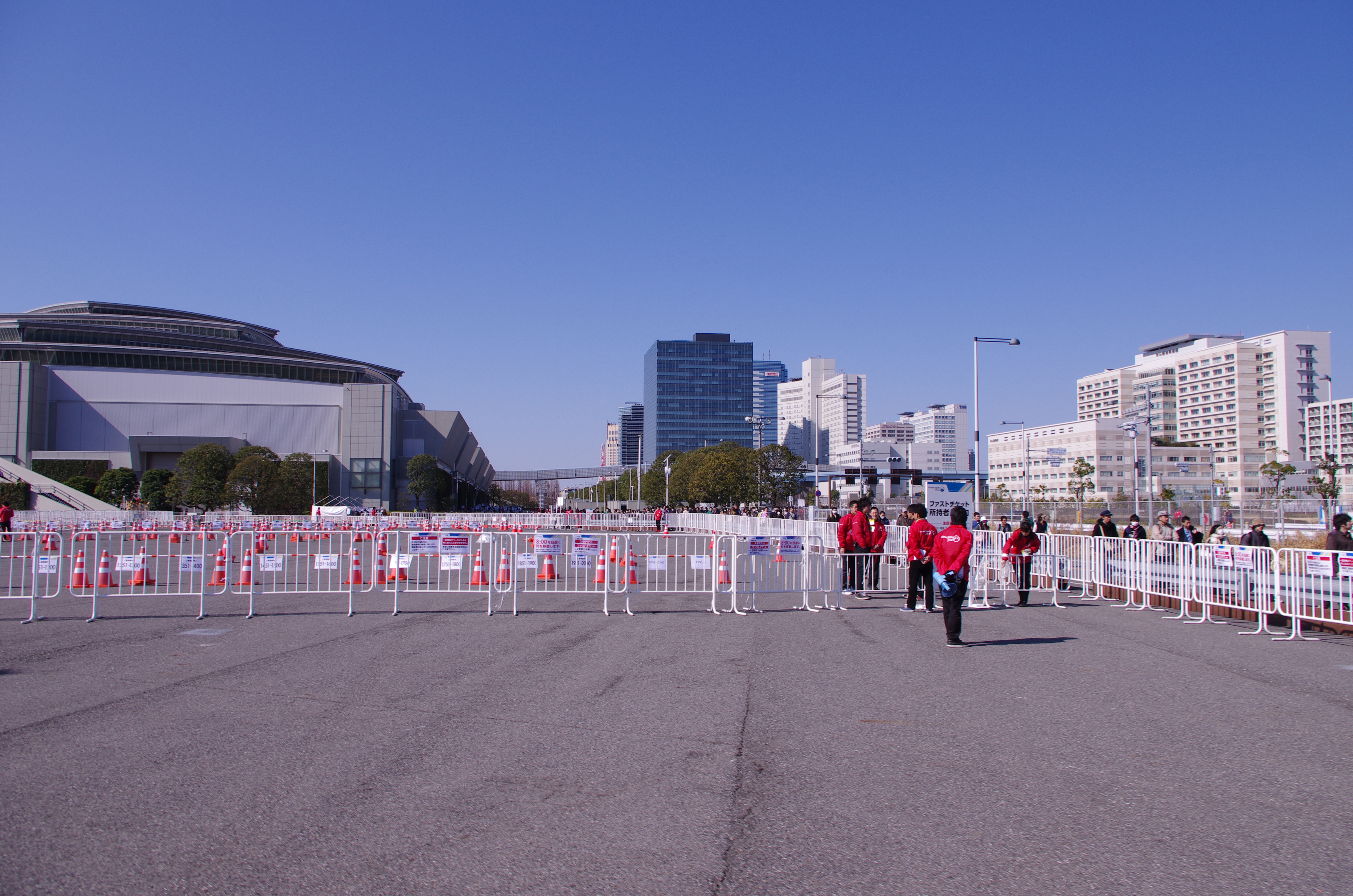 All of these were prepared for long lines of anime fans before the Anime Japan 2014 event