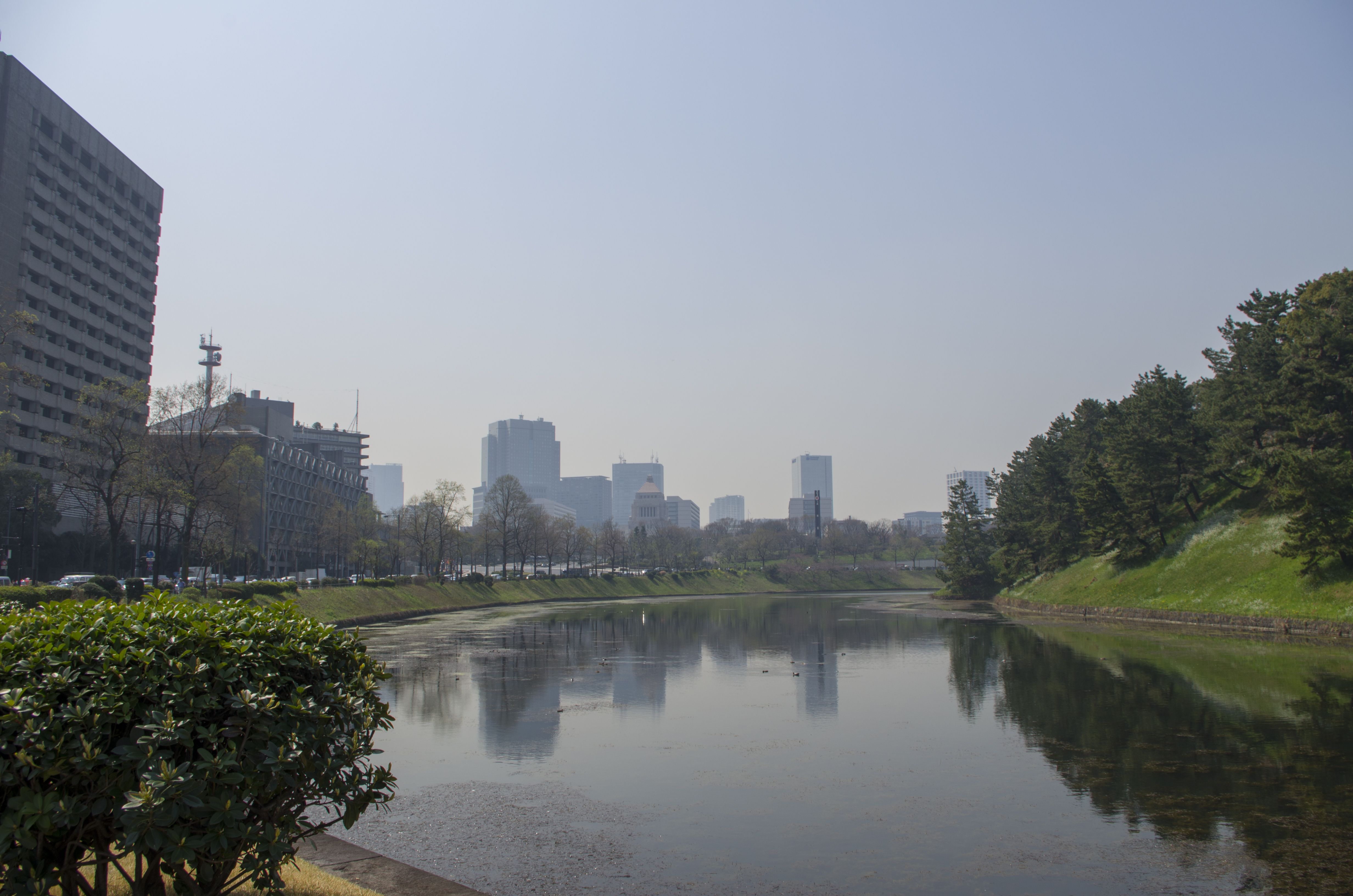 Water around Imperial Palace